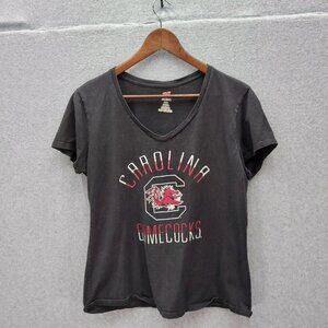 South Carolina Gamecocks logo T shirt Short sleeve L Women's New  Black